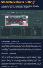 Darmoshark TOP75 HE Trio-Mode Manyetik Switch RGB Gaming Klavye