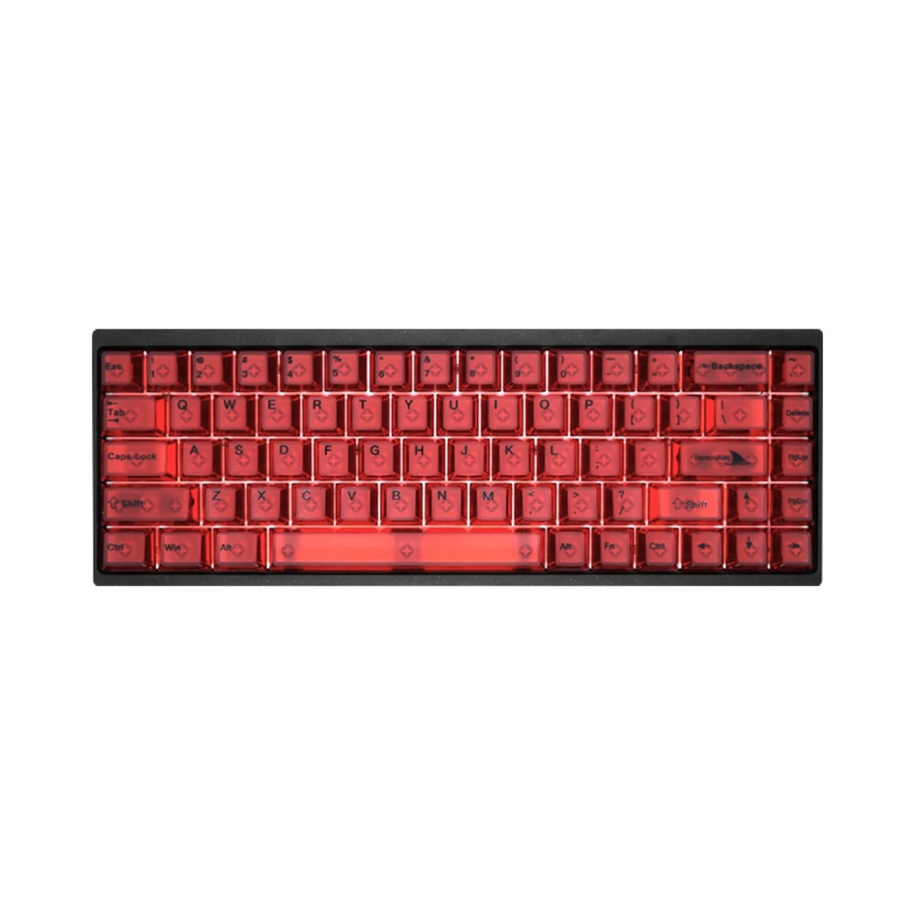 Oyuncu Baykuş Darmoshark KT68 MAX HE %68 alüminyum kasalı, kırmızı aydınlatmalı manyetik switch oyuncu klavyesi