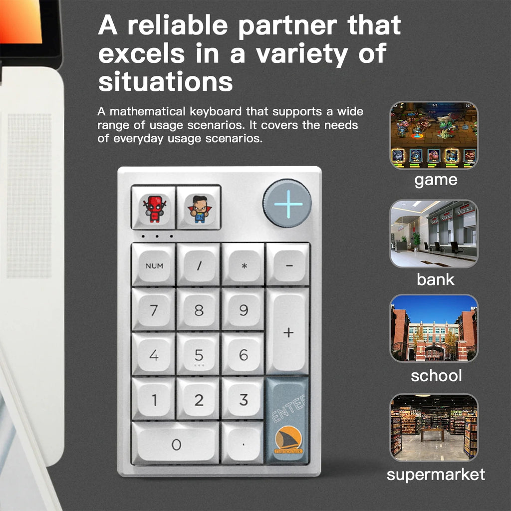 Darmoshark K3 Pro Trio-Mode Mekanik RGB Gaming Keypad