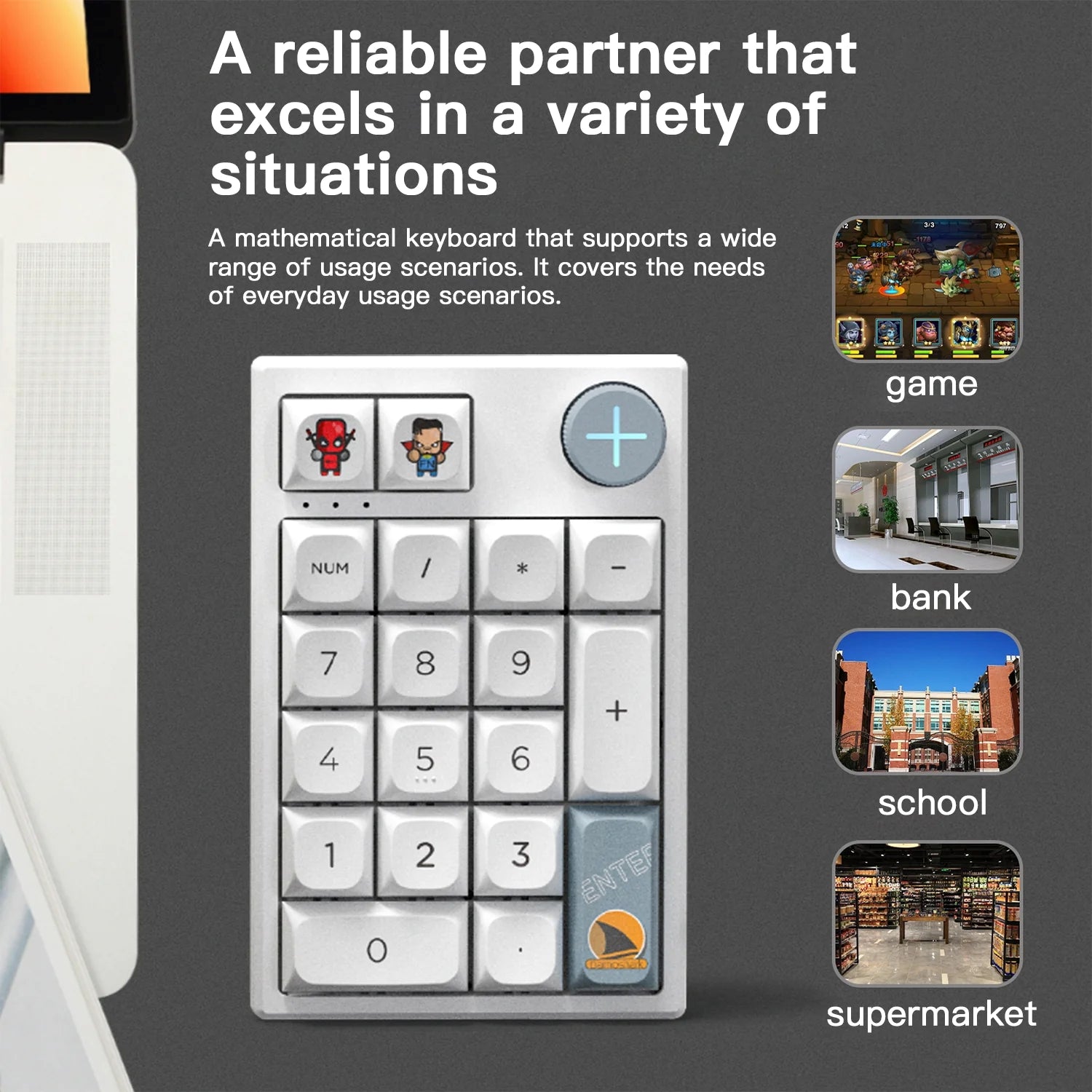 Darmoshark K3 Pro Trio-Mode Mekanik RGB Gaming Keypad