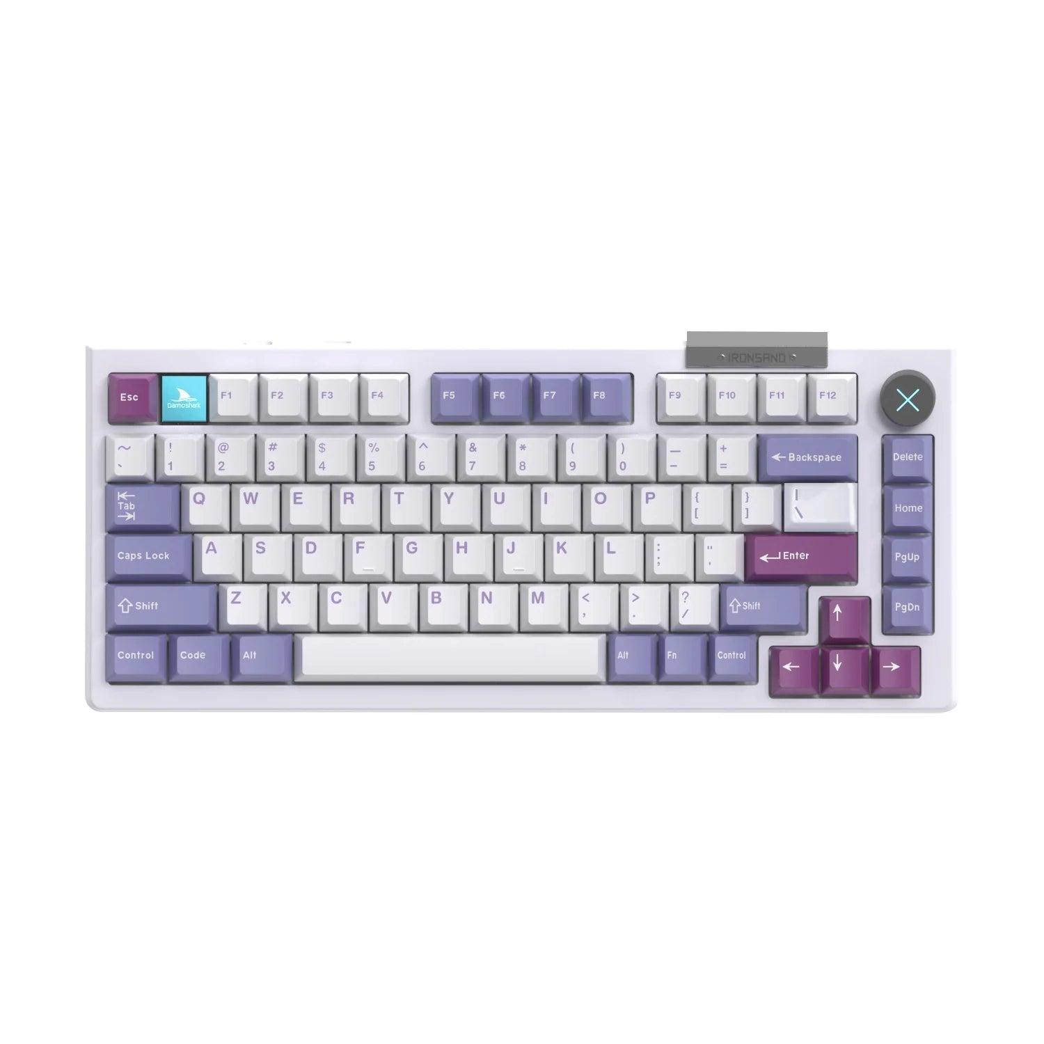 Darmoshark TOP75 Trio-Mode Mekanik RGB Gaming Klavye TFT Ekranlı