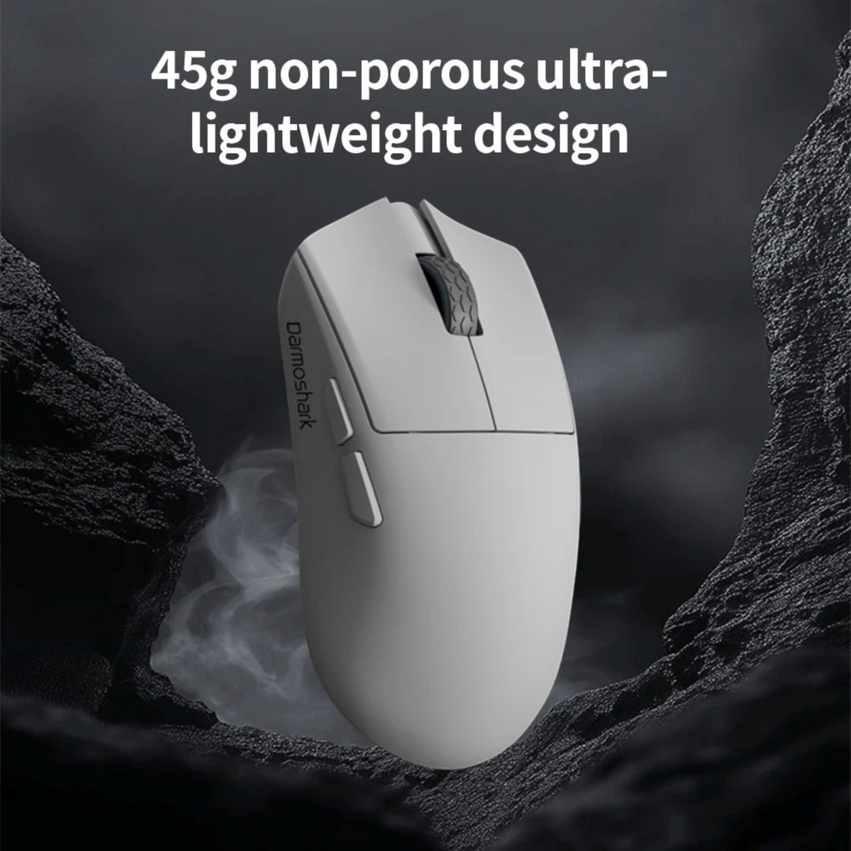Oyuncu Baykuş Darmoshark M3XS PRO ultra hafif beyaz kablosuz oyuncu faresi