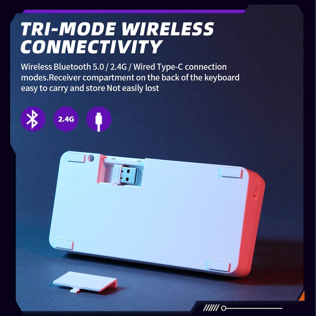 Darmoshark SK16 Trio-Mode Mekanik QMK RGB Gaming Keypad