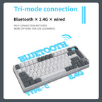 Darmoshark K8 Trio-Mode Mekanik RGB Gaming Klavye TFT Ekranlı
