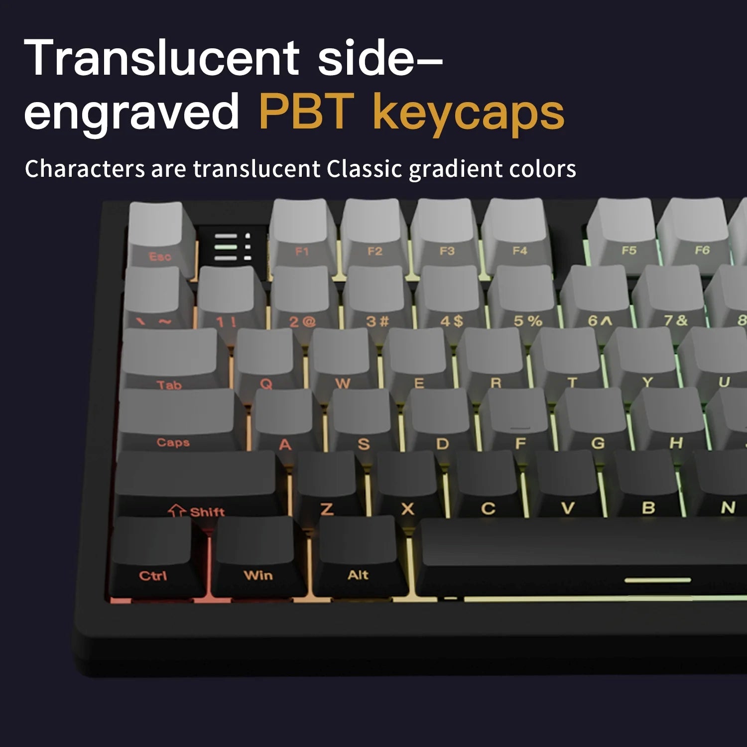 Darmoshark TOP75 HE Trio-Mode Manyetik Switch RGB Gaming Klavye