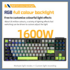 Darmoshark TOP87 Trio-Mode Mekanik RGB Gaming Klavye