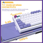 Darmoshark TOP75 Trio-Mode Mekanik RGB Gaming Klavye TFT Ekranlı