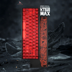 Oyuncu Baykuş Darmoshark KT68 MAX kırmızı aydınlatmalı alüminyum kasalı 68 tuşlu manyetik switch mekanik oyuncu klavyesi