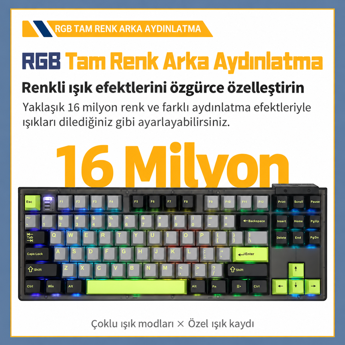 RGB Tam Renk Aydınlatma