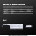 Fantech Atom HE68 Manyetik Switch 8K Gaming Klavye