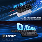 Fantech Atom HE68 Manyetik Switch 8K Gaming Klavye