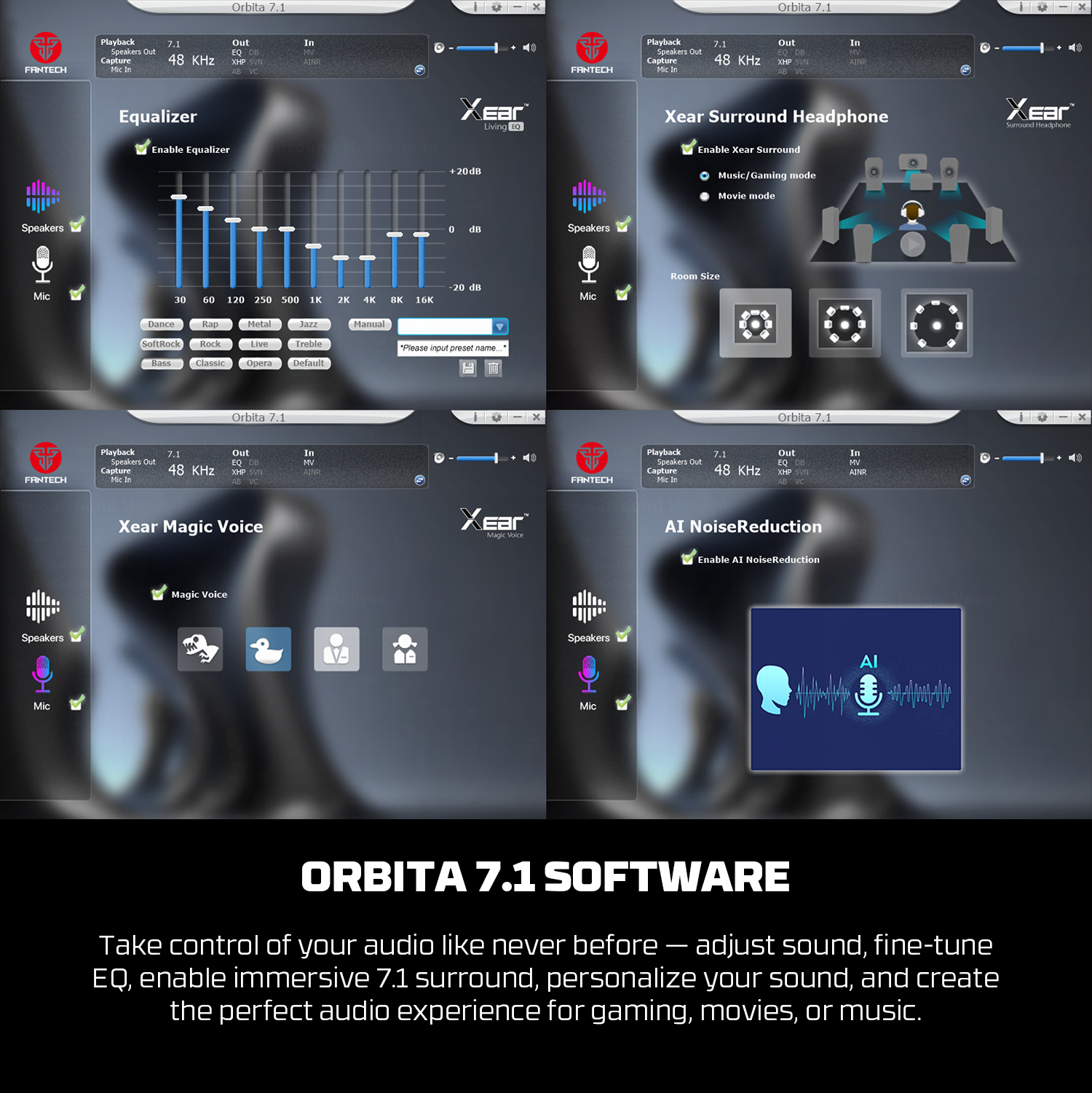 Fantech Orbita Kablosuz Gaming Kulaklık