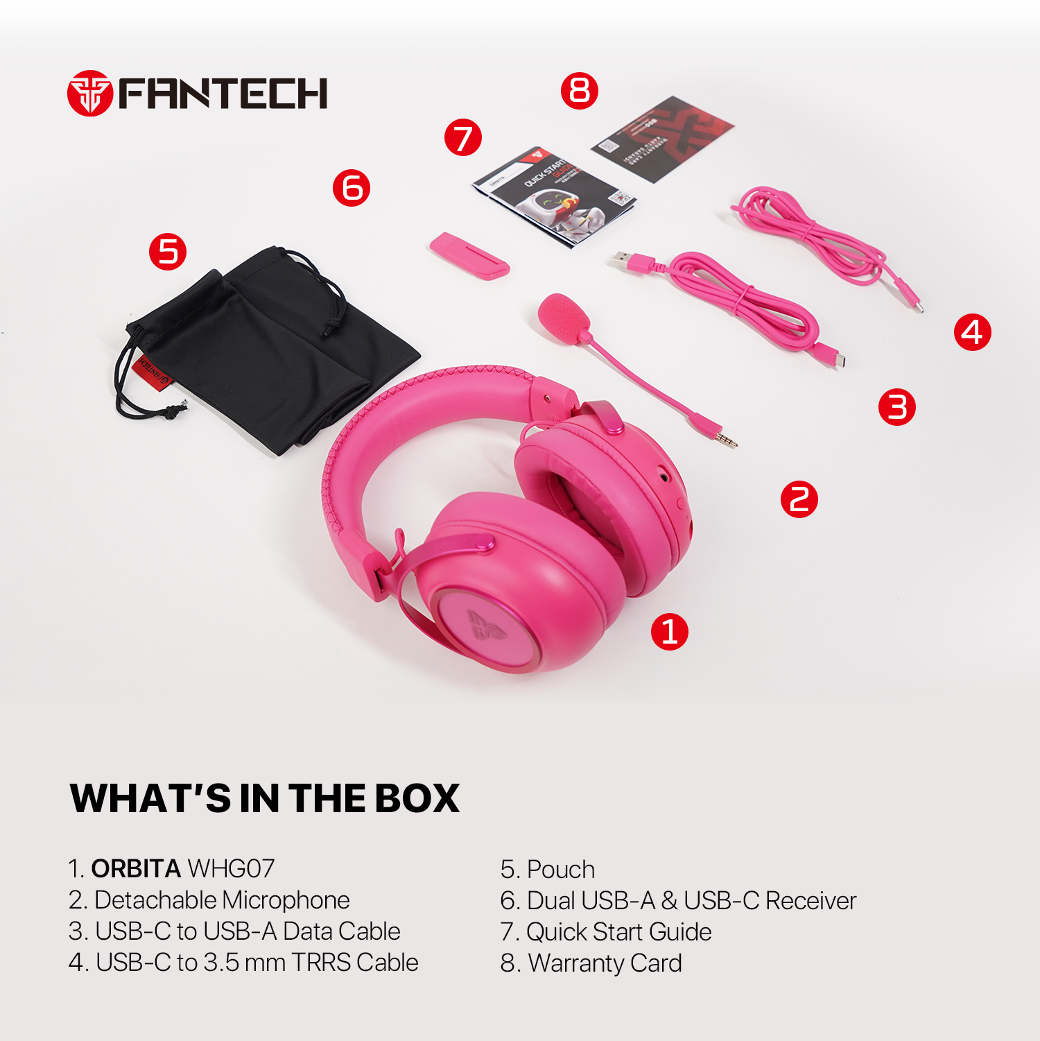 Fantech Orbita Kablosuz Gaming Kulaklık