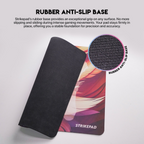 Oyuncu Baykuş Fantech Strikepad fiberglas yüzeyli, kaymaz kauçuk tabanlı, desenli hızlı oyuncu mousepad'i