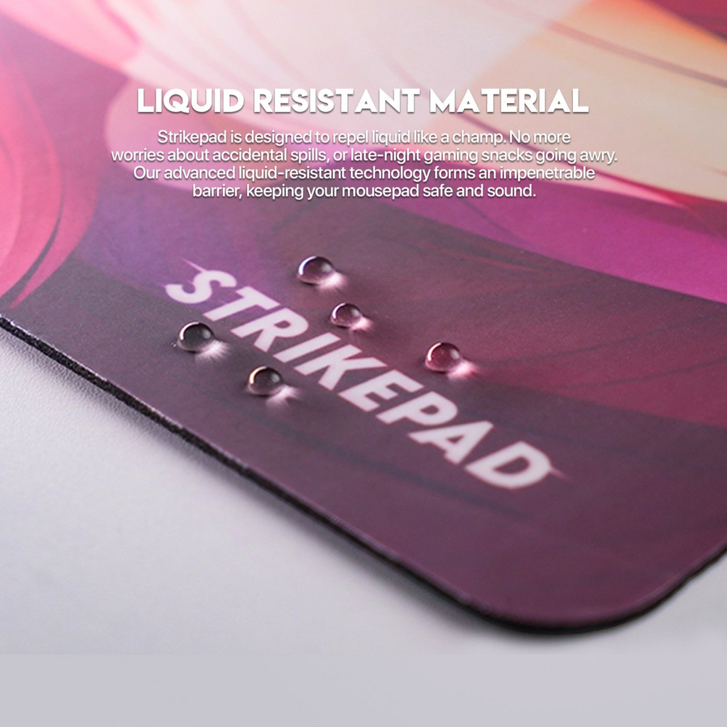 Oyuncu Baykuş Fantech Strikepad fiberglas oyuncu mousepad, sıvıya dayanıklı yüzey ve mor renkli grafik tasarım
