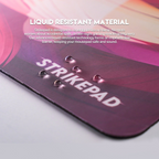 Oyuncu Baykuş Fantech Strikepad fiberglas oyuncu mousepad, sıvıya dayanıklı yüzey ve mor renkli grafik tasarım