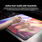 Oyuncu Baykuş Fantech Strikepad fiberglas yüzeyli, renkli grafik tasarımlı hızlı oyuncu mousepad'i