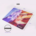 Oyuncu Baykuş Fantech Strikepad fiberglas yüzeyli, renkli tüy desenli, 3mm kalınlığında hızlı oyuncu mousepad