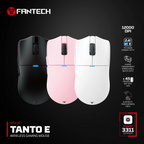 Oyuncu Baykuş Fantech Tanto E siyah, pembe ve beyaz renk seçeneklerine sahip üç modlu kablosuz oyuncu faresi