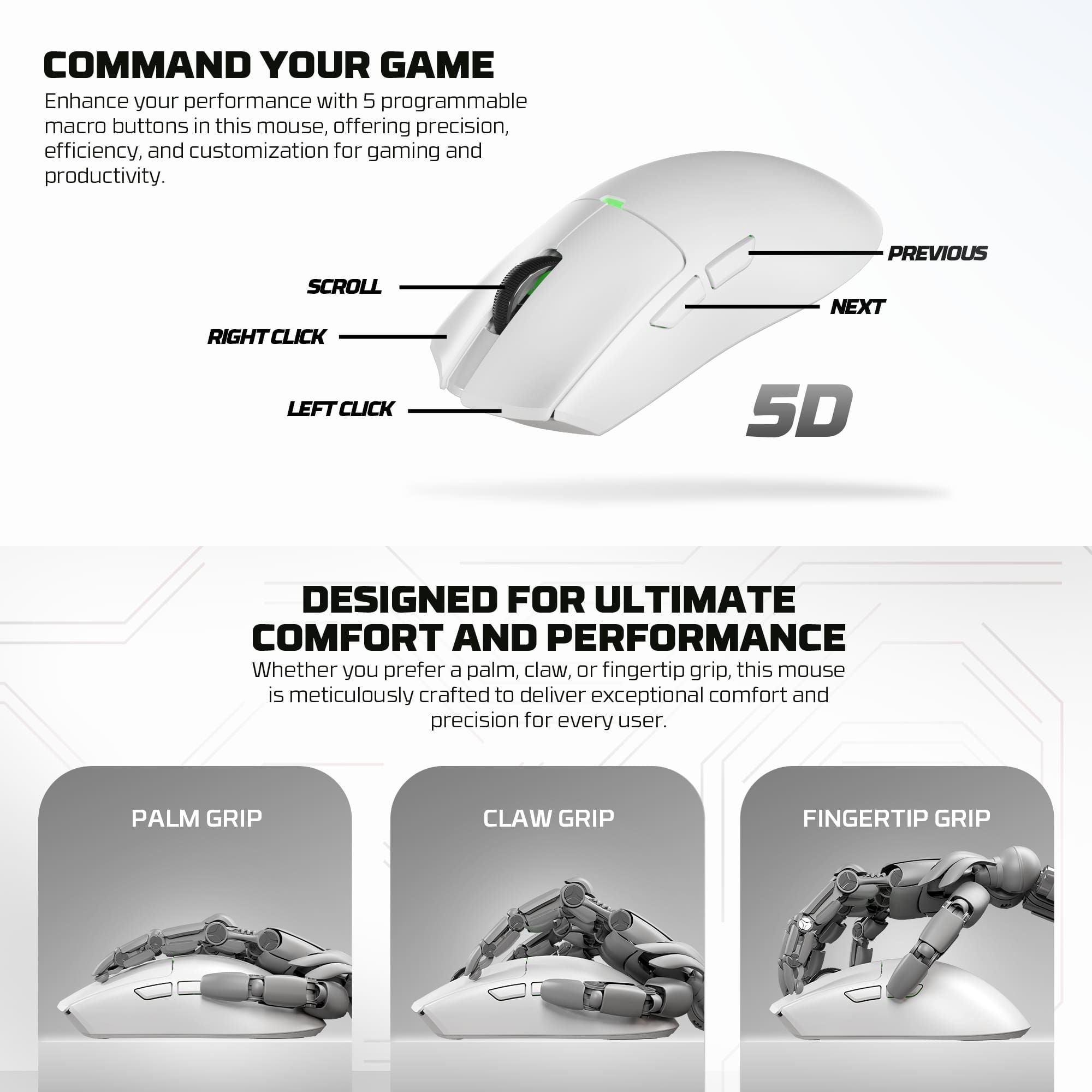 Fantech Tanto E Kablosuz Gaming Mouse