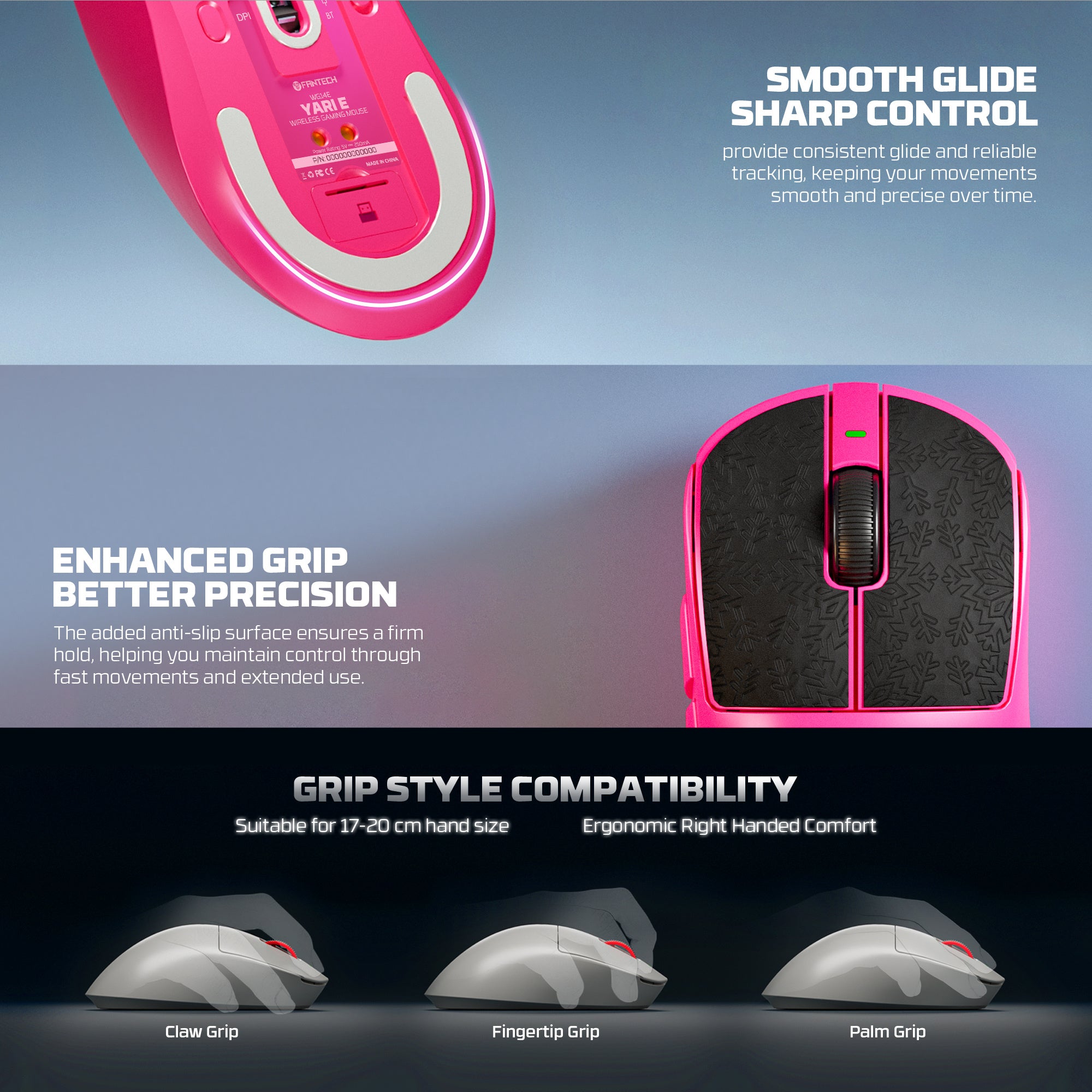 Fantech Yari E Kablosuz Gaming Mouse