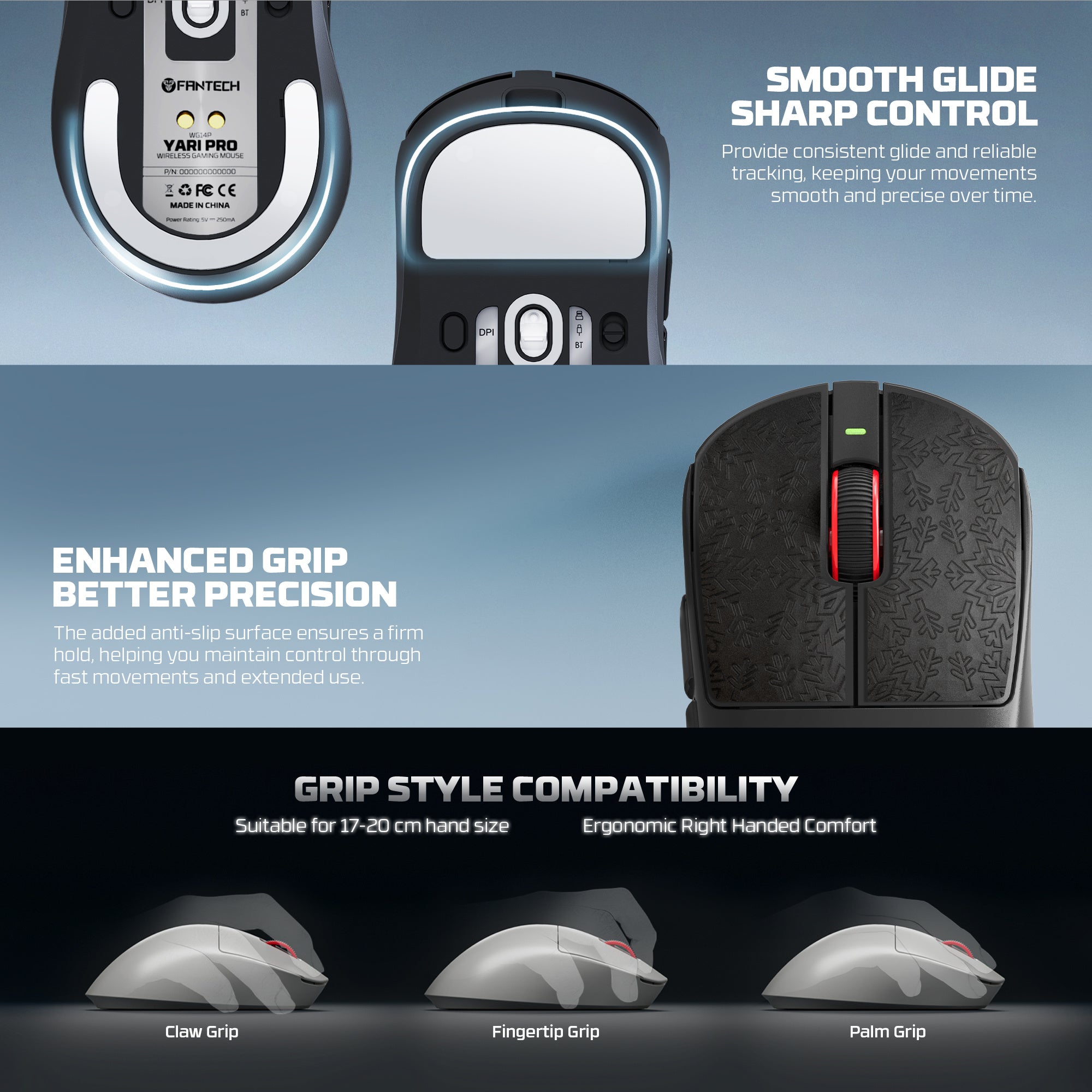 Fantech Yari Pro 8K Kablosuz Gaming Mouse