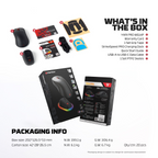 Oyuncu Baykuş Fantech Yari Pro 8K kablosuz gaming mouse kutu içeriği, şarj docku, kablo ve aksesuarları