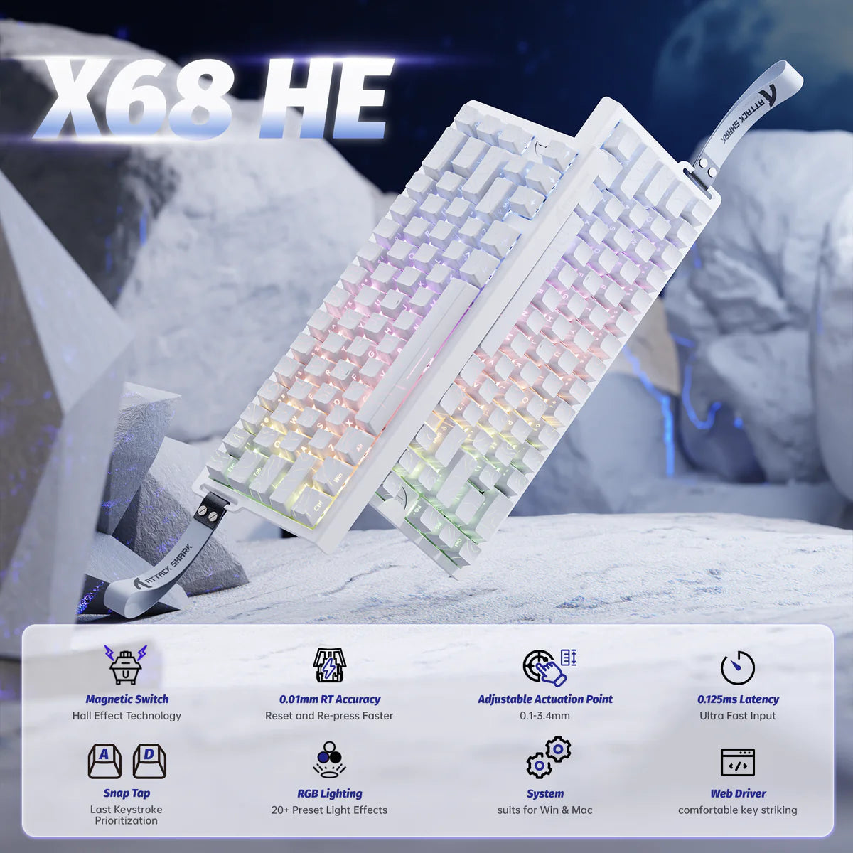 ATTACK SHARK X68 HE Klavye