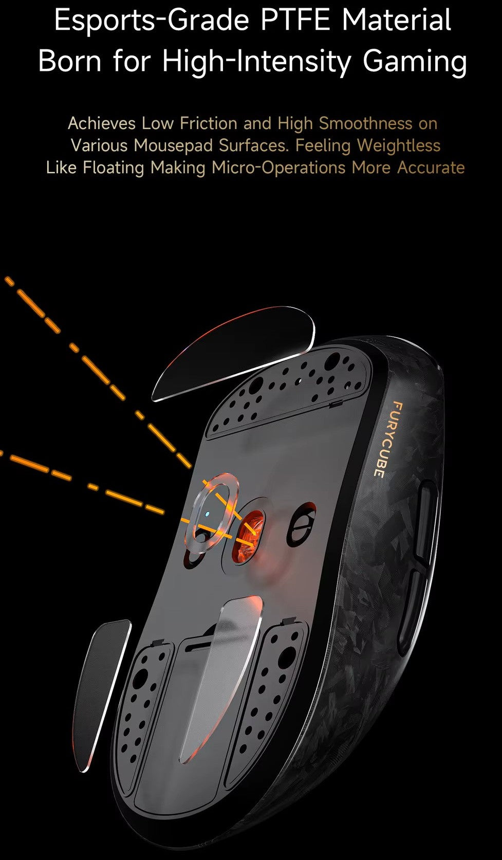 E-Spor Sınıfı PTFE Mouse Skate’leri