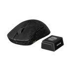 Oyuncu Baykuş Furycube F1 siyah desenli kablosuz gaming mouse ve yedek bataryası