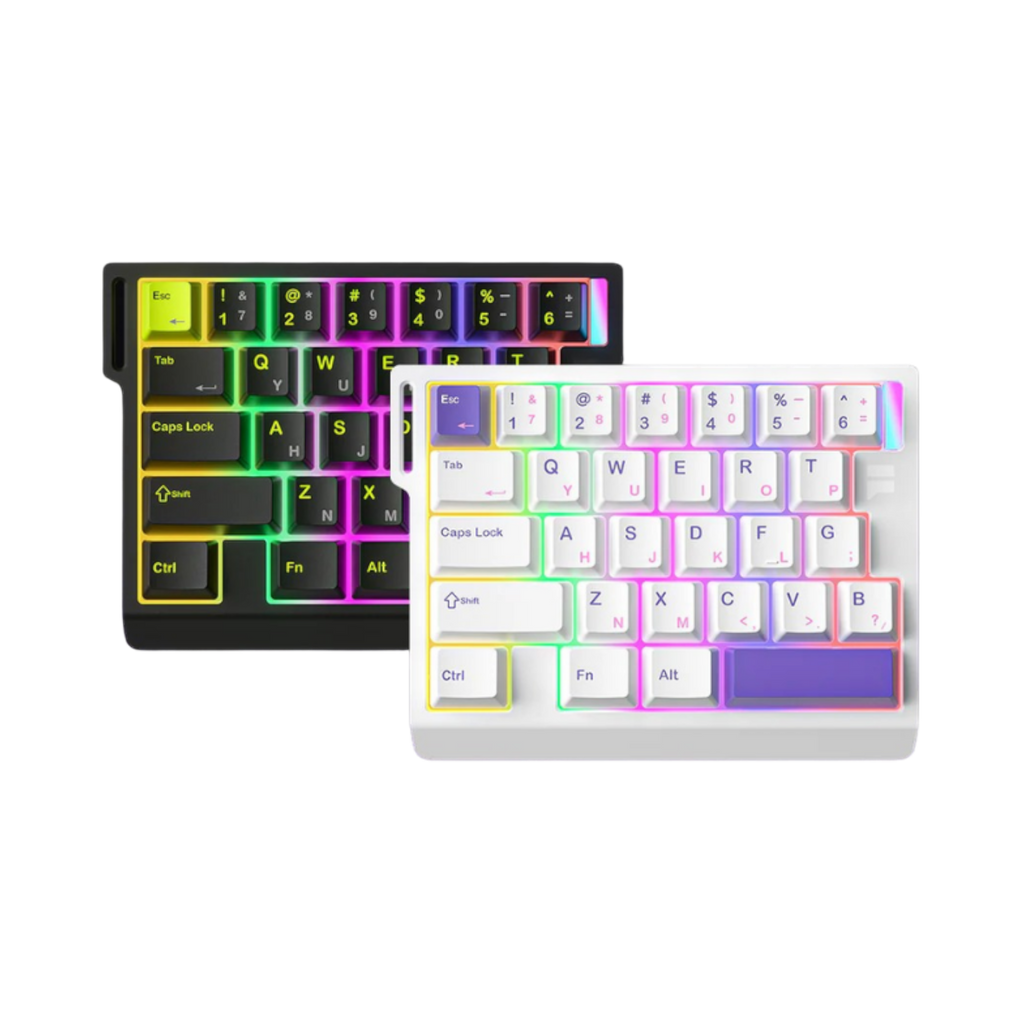 Oyuncu Baykuş Furycube M30HE %30 layout manyetik switchli siyah ve beyaz 8K gaming klavye modelleri