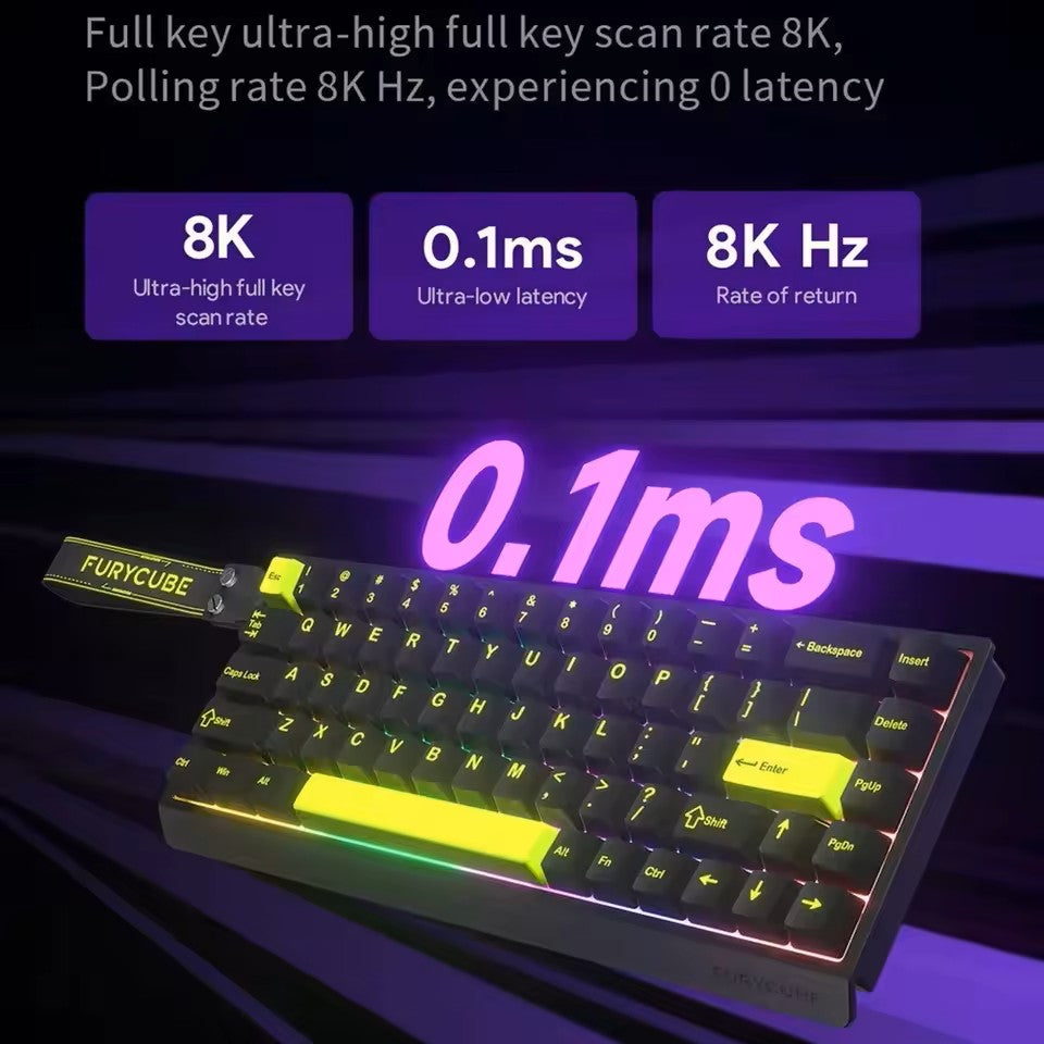 Furycube M68HE V2 Manyetik Switch 8K Gaming Klavye