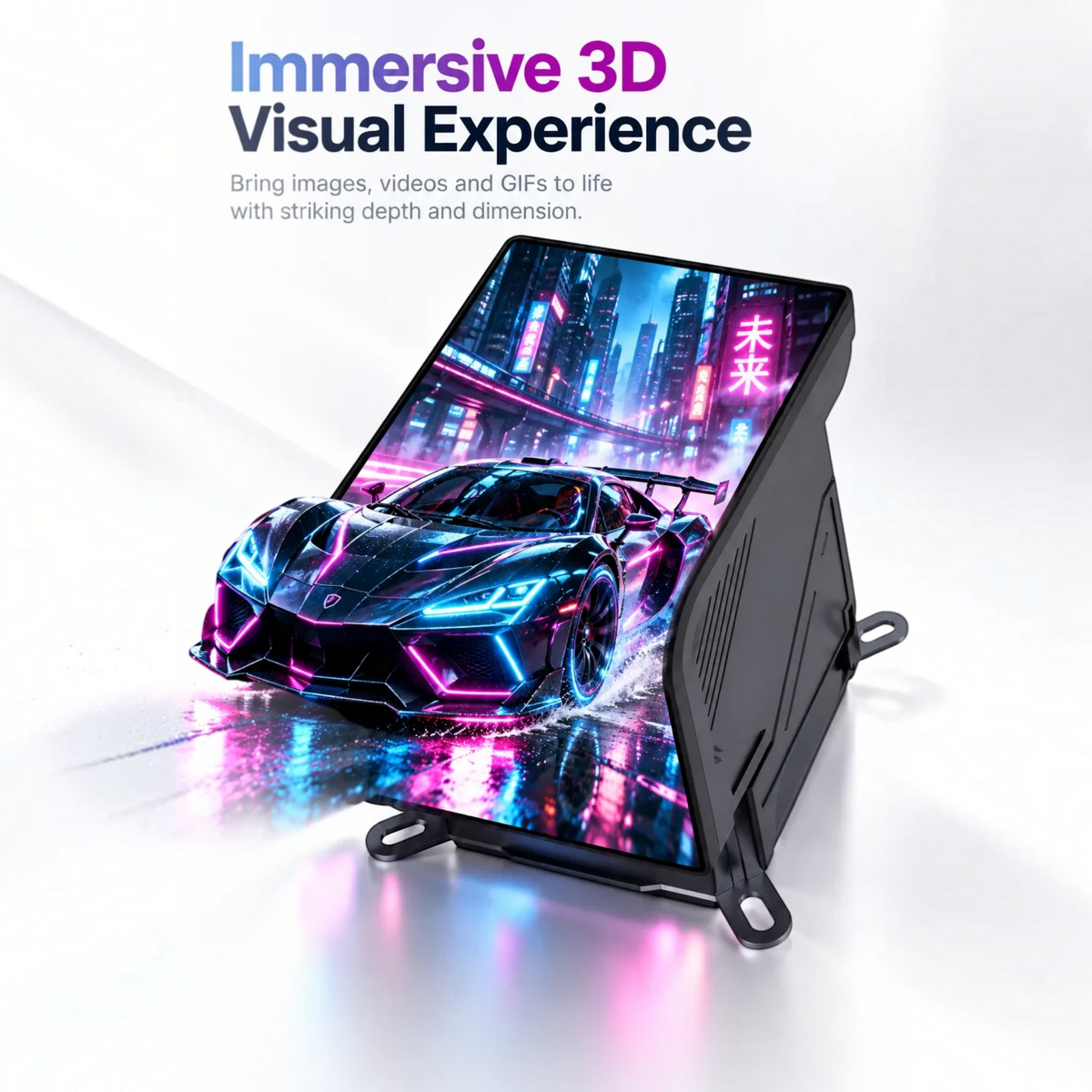 Oyuncu Baykuş Lovingcool SC70 OLED ARGB 360mm sıvı soğutma sistemi, canlı 3D ekranlı siyah oyun bilgisayarı soğutucusu