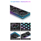 Oyuncu Baykuş Lovingcool SC70 360mm sıvı soğutma sistemi, ARGB aydınlatmalı fanlar ve CD desenli ayna detayları.