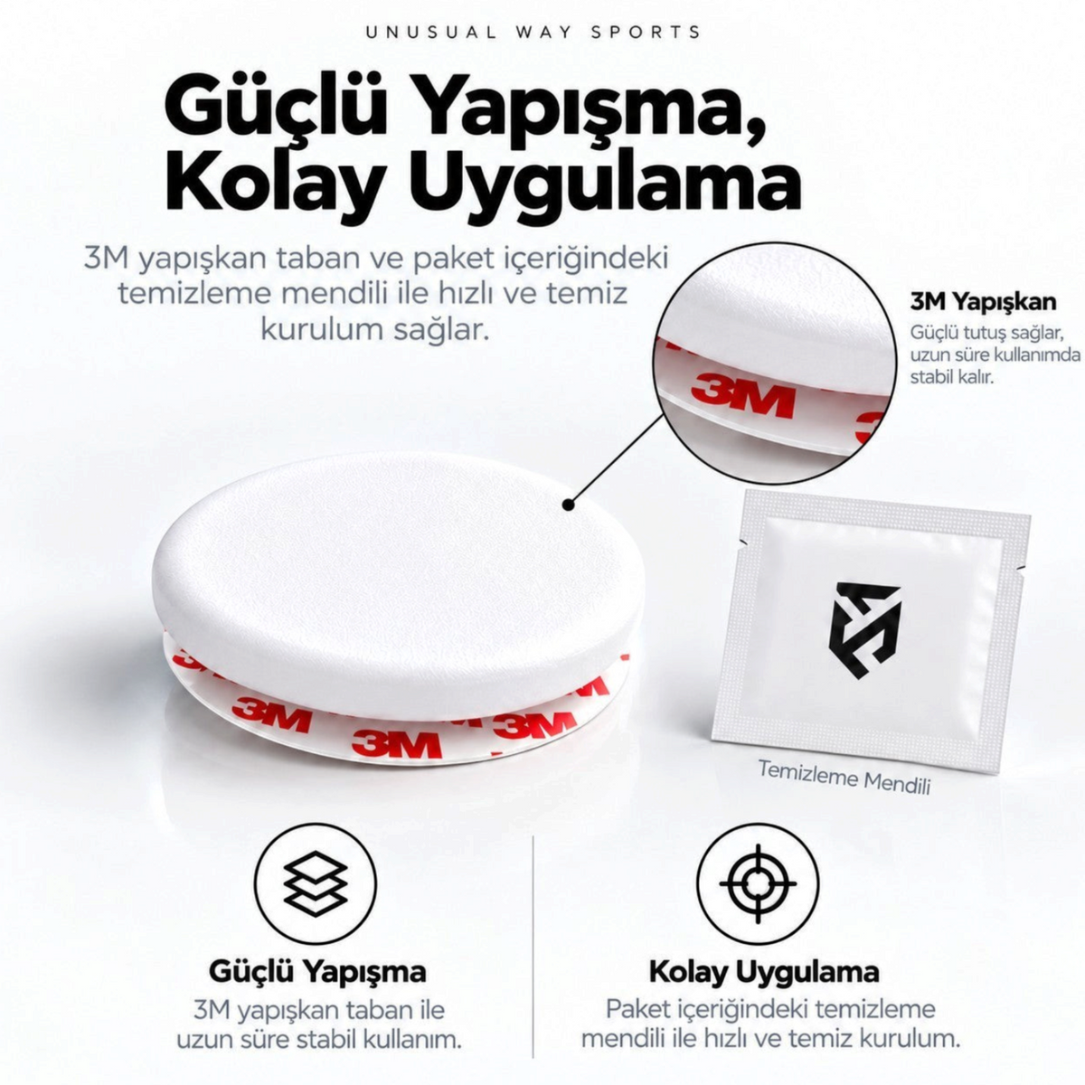 Oyuncu Baykuş Unusual Way Sports Magic Ice beyaz PTFE dot mouse skatez seti ve temizleme mendili