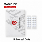 Oyuncu Baykuş Unusual Way Sports Magic Ice beyaz PTFE nokta mouse skatez seti, pürüzsüz ve hızlı oyun performansı için.
