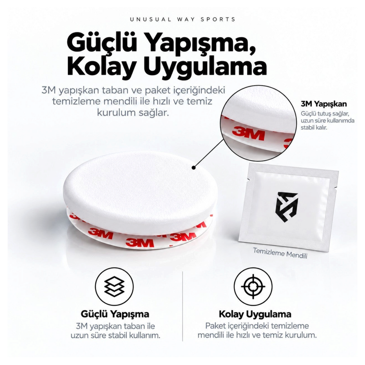 Oyuncu Baykuş Unusual Way Sports Magic Ice beyaz PTFE dot mouse skatez seti ve temizleme mendili