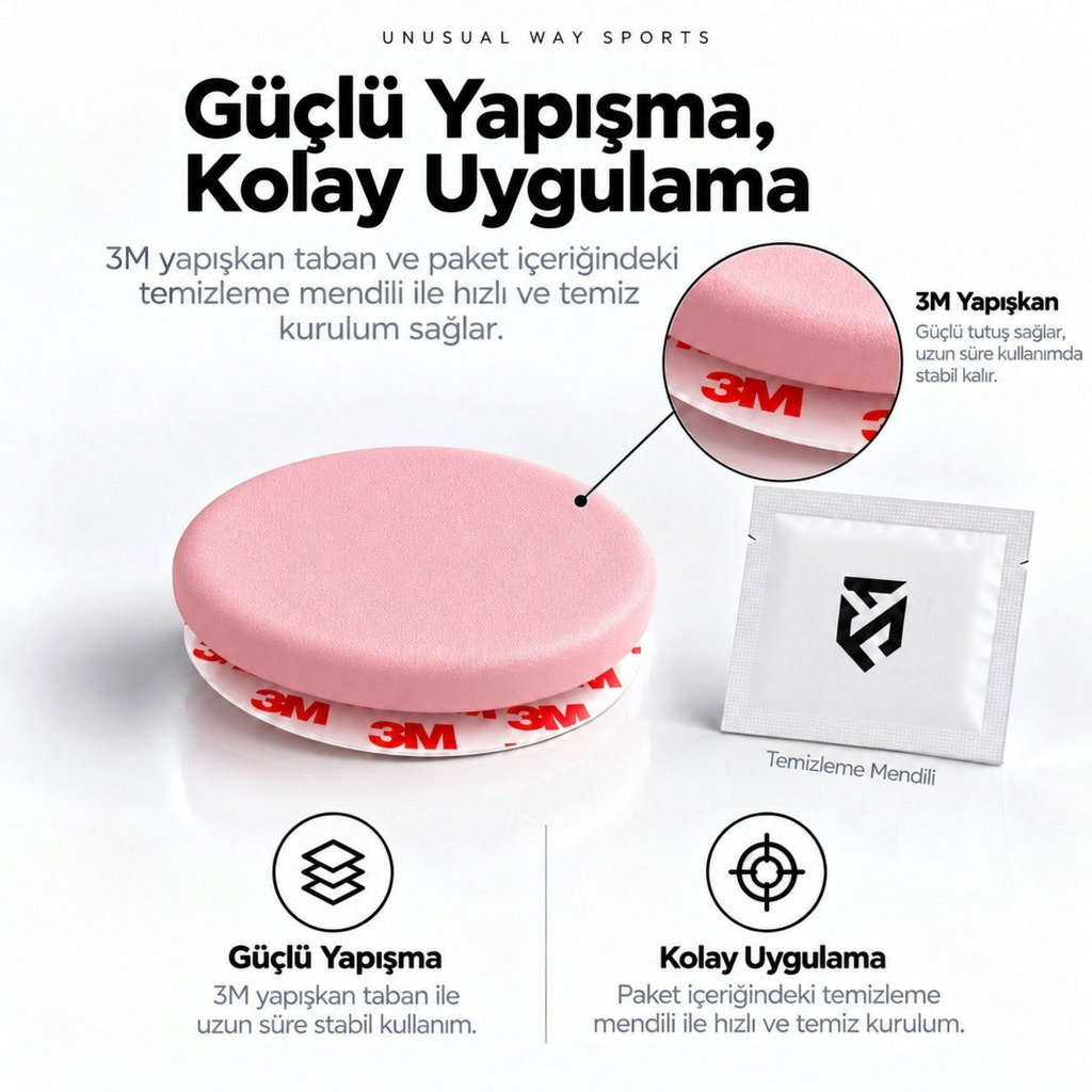 Oyuncu Baykuş Unusual Way Sports Pink Fox pembe PTFE mouse skate seti ve temizleme mendili
