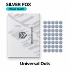 Oyuncu Baykuş Unusual Way Sports Silver Fox evrensel PTFE mouse skate seti ve ürün kutusu