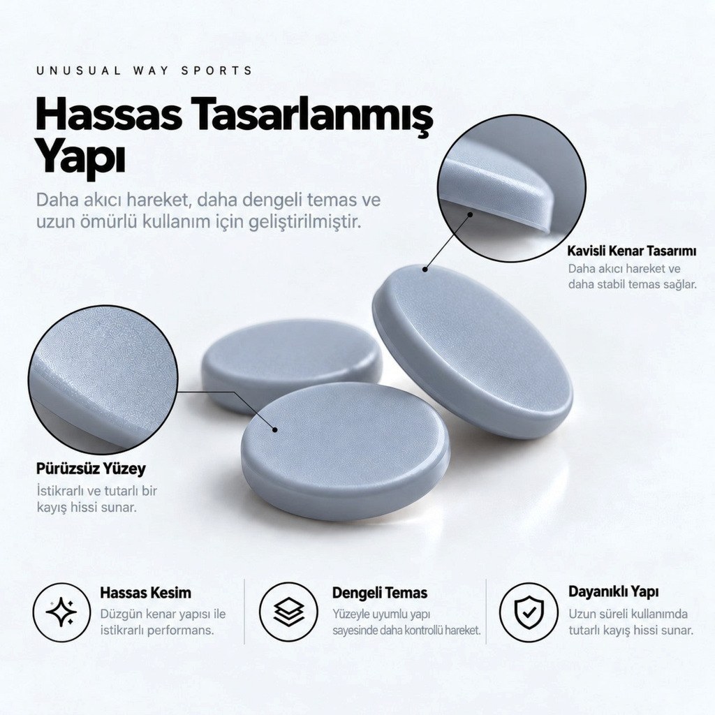 Oyuncu Baykuş Unusual Way Sports Silver Fox evrensel PTFE mouse skate seti, kavisli kenar ve pürüzsüz yüzey tasarımı.